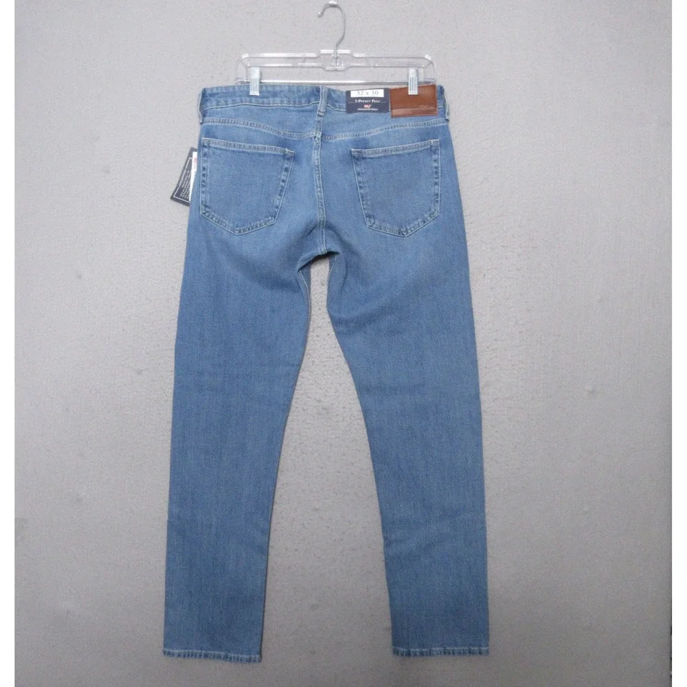 Vineyard Vines Jeans Men 32x30 Straight Leg Light Wash Capsule WardrobeNWT‎